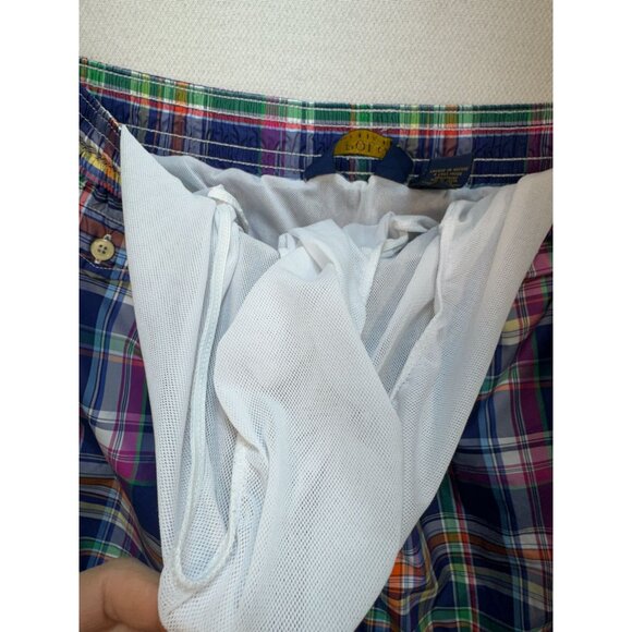 Polo Ralph Lauren Men's Traveller Swim Short Cruise Plaid Sz XL Multi Lightweigh - Picture 11 of 15